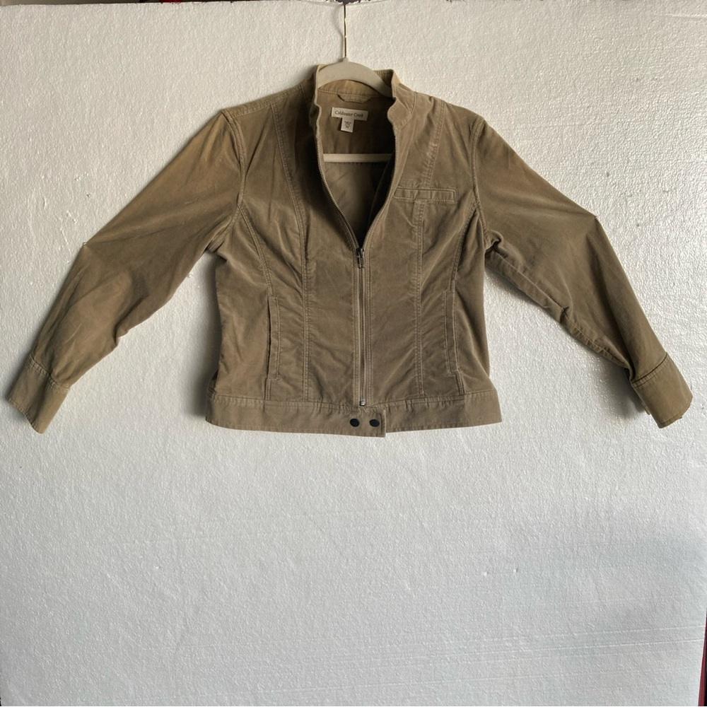 Coldwater Creek Women's Utility Jacket in Tan